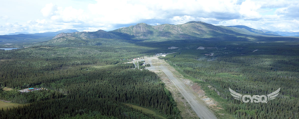 Flying Over Atlin Airport